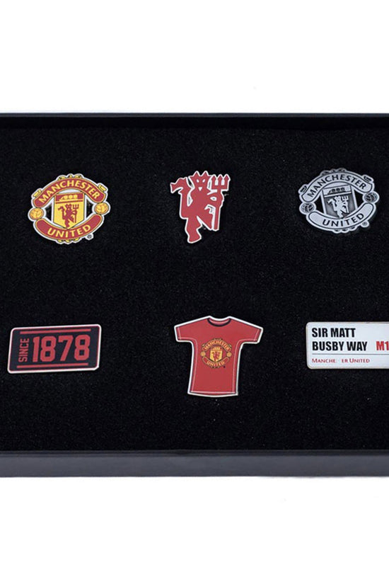 Manchester United FC 6pc Badge Set