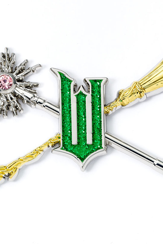 Wicked Wand & Broomstick Badge