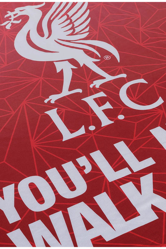 Liverpool FC Slogan Sherpa Fleece Blanket