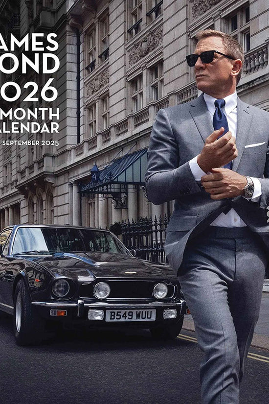 James Bond Square Calendar 2026