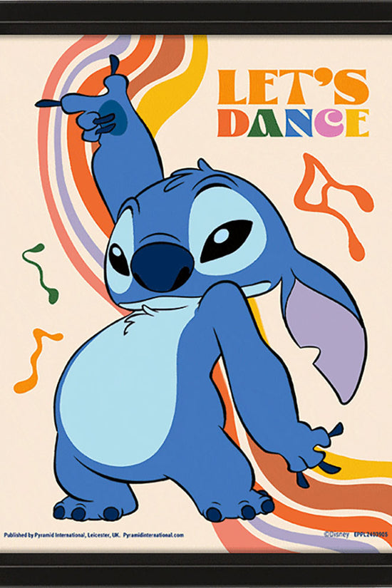 Lilo & Stitch Let’s Dance Framed 3D Picture