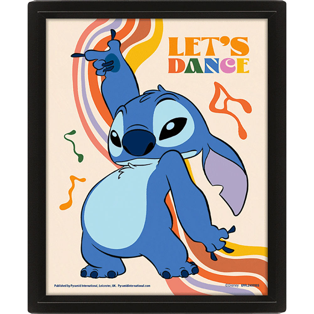 Lilo & Stitch Let’s Dance Framed 3D Picture