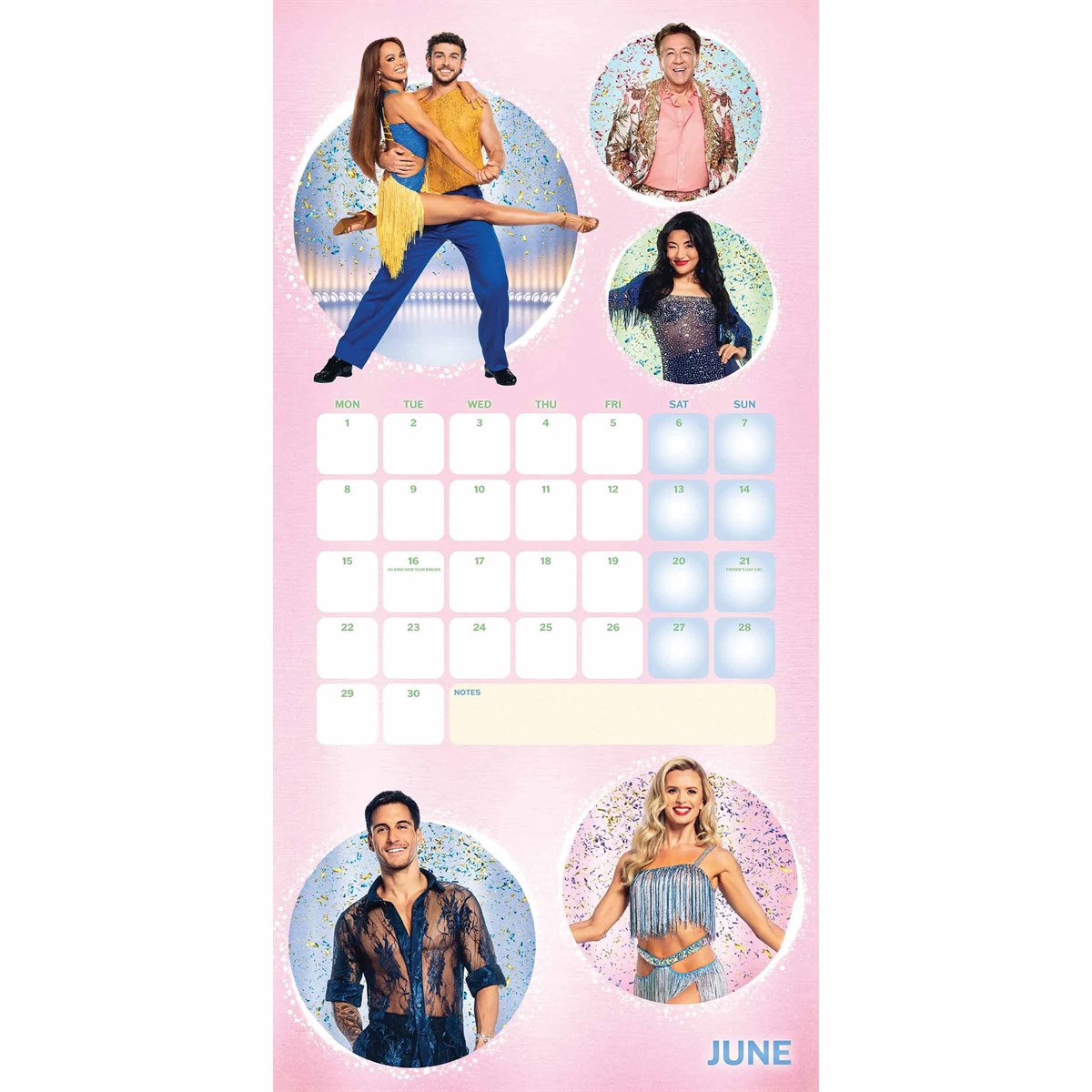 Strictly Come Dancing Square Calendar 2026