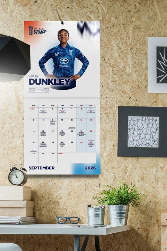 England Cricket Square Calendar 2026