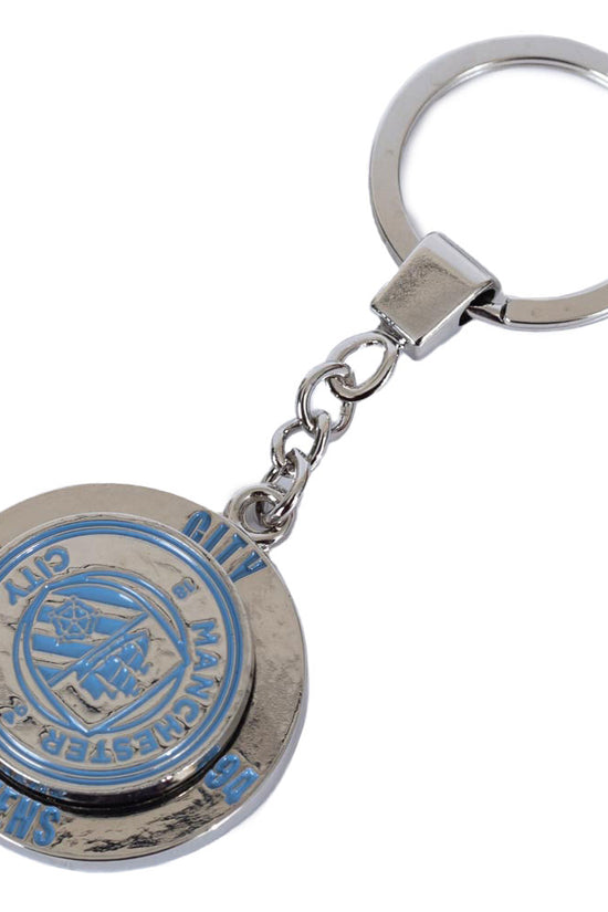 Manchester City FC Fidget Spinner Keyring