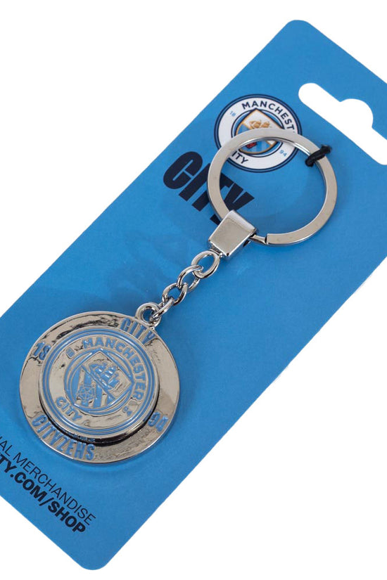 Manchester City FC Fidget Spinner Keyring
