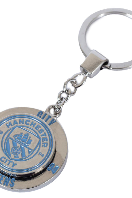 Manchester City FC Fidget Spinner Keyring