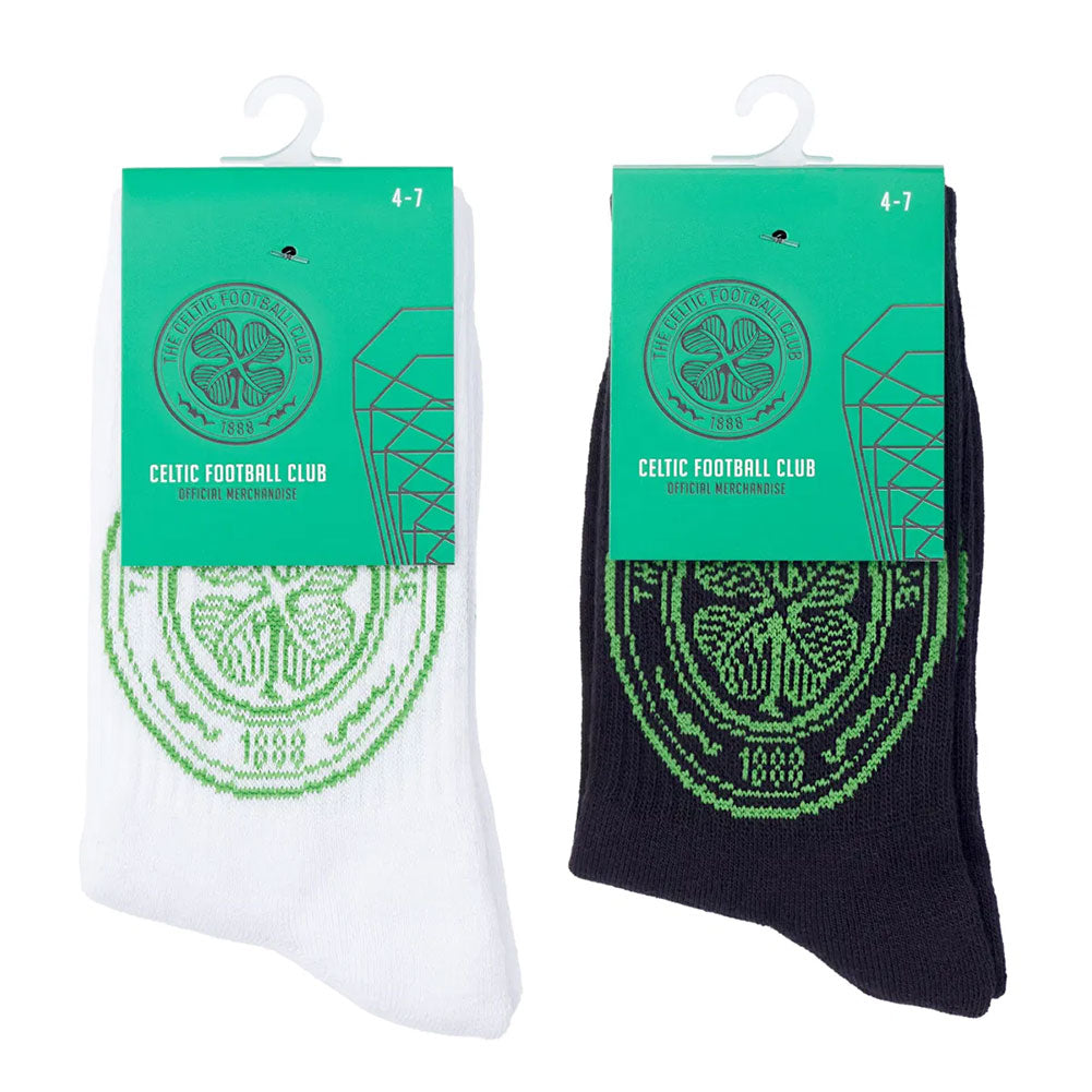 Celtic FC Twin Pack Sports Socks