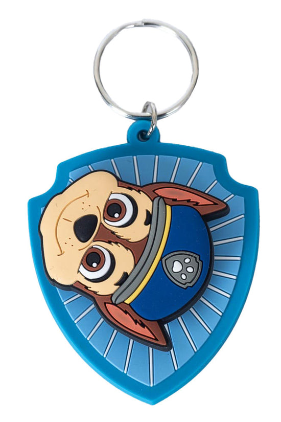 Paw Patrol Chase PVC Spinner Keyring