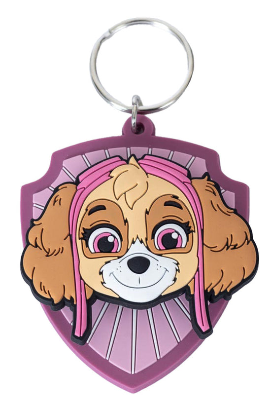 Paw Patrol Skye PVC Spinner Keyring
