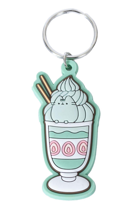 Pusheen Matcha PVC Keyring