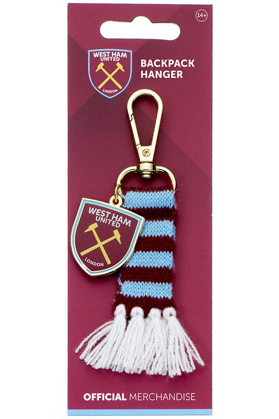 West Ham United FC Bar Scarf Bag Charm