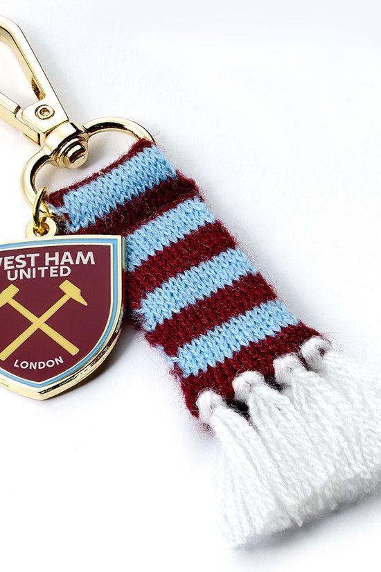 West Ham United FC Bar Scarf Bag Charm
