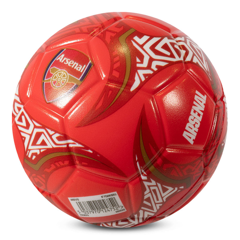 Arsenal FC 6 inch Foam Football