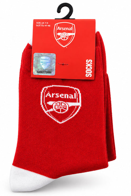 Arsenal FC 3pk Adults Fashion Socks Size 5-7