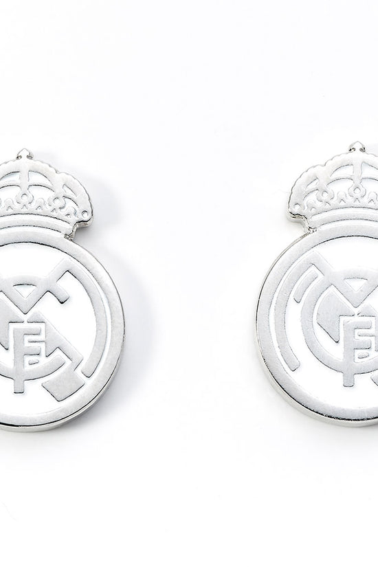 Real Madrid CF Silver Plated Formed Cufflinks