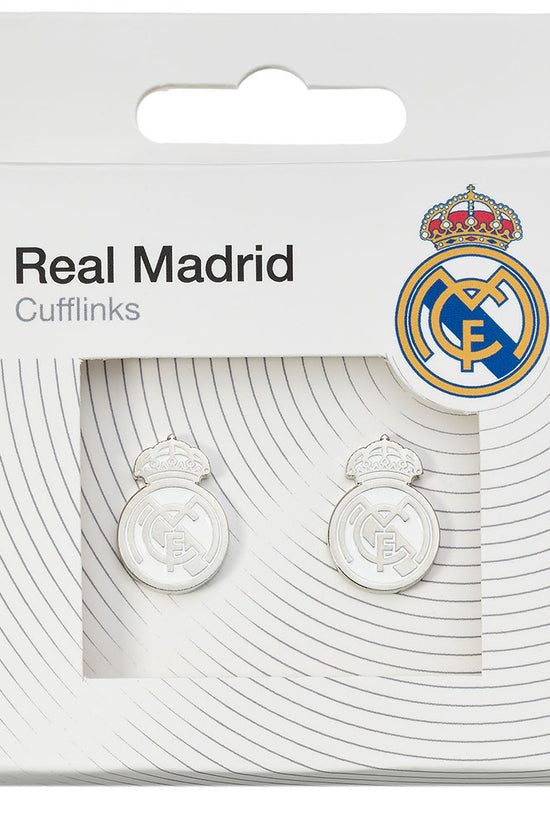 Real Madrid CF Silver Plated Formed Cufflinks