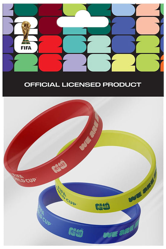 FIFA World Cup 2026 Silicone Wristband Set