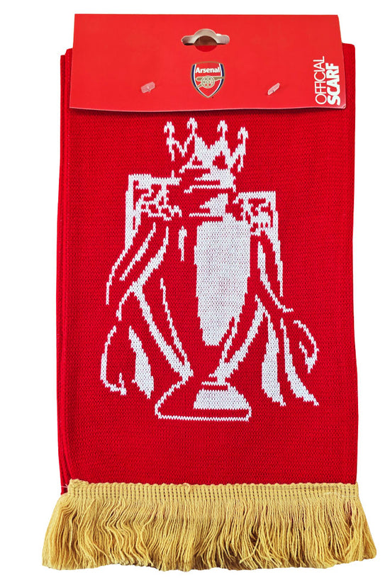Arsenal FC Gold Premier League Champions Scarf