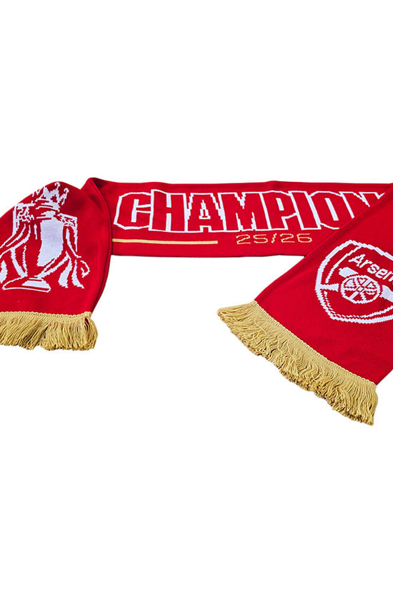 Arsenal FC Gold Premier League Champions Scarf