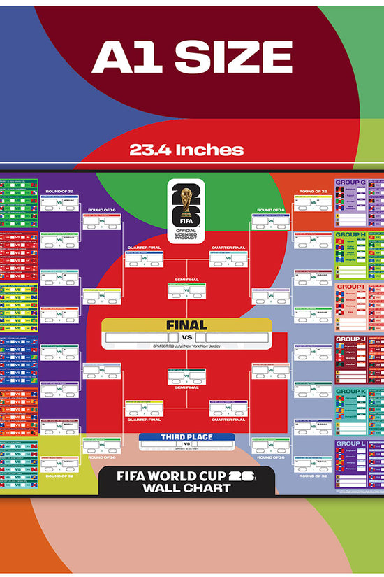 FIFA World Cup 2026 A1 Wall Chart