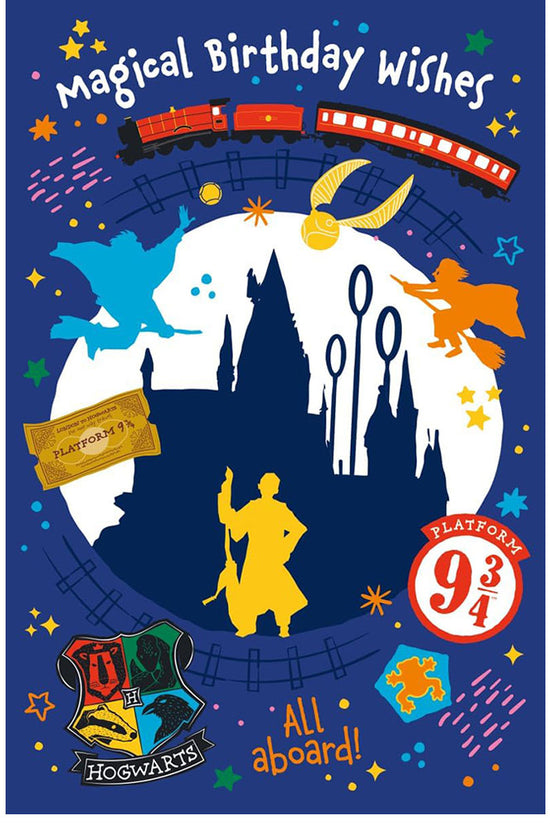 Harry Potter 3D Lenticular Birthday Card
