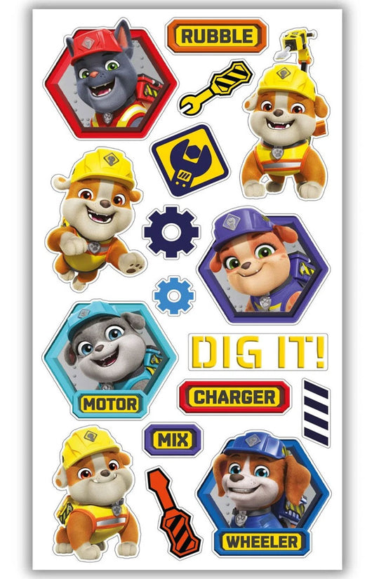 Paw Patrol Birthday Card With Stickers