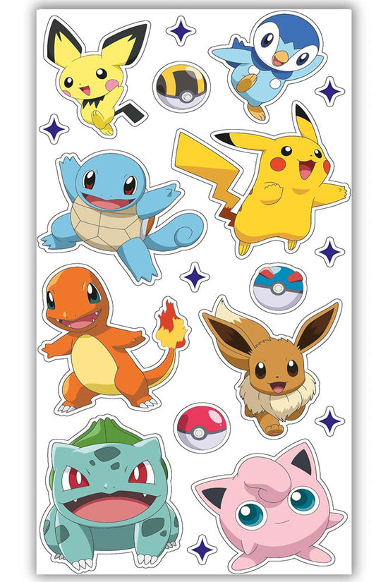 Pokemon Birthday Card With Stickers