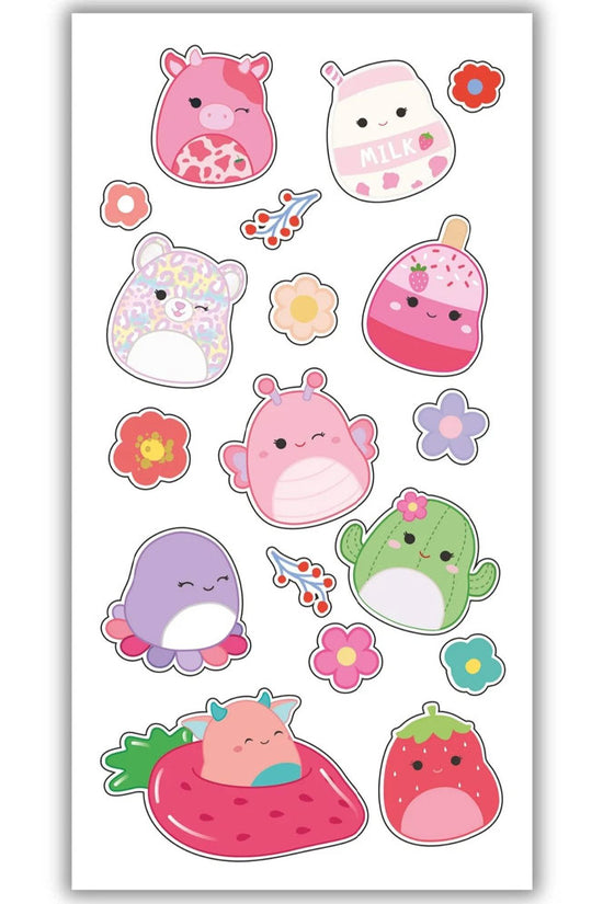 Squishmallows Birthday Card With Stickers