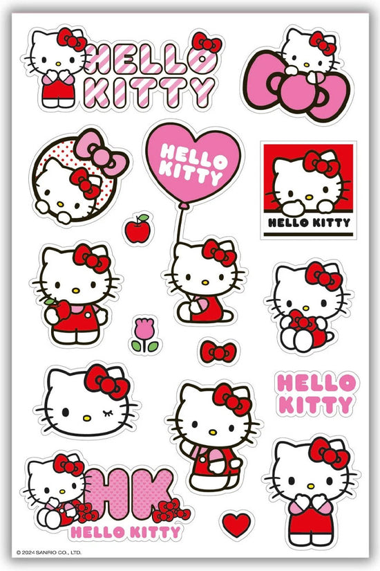 Hello Kitty Birthday Card With Stickers