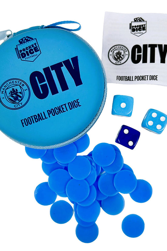 Manchester City FC Pocket Dice Game