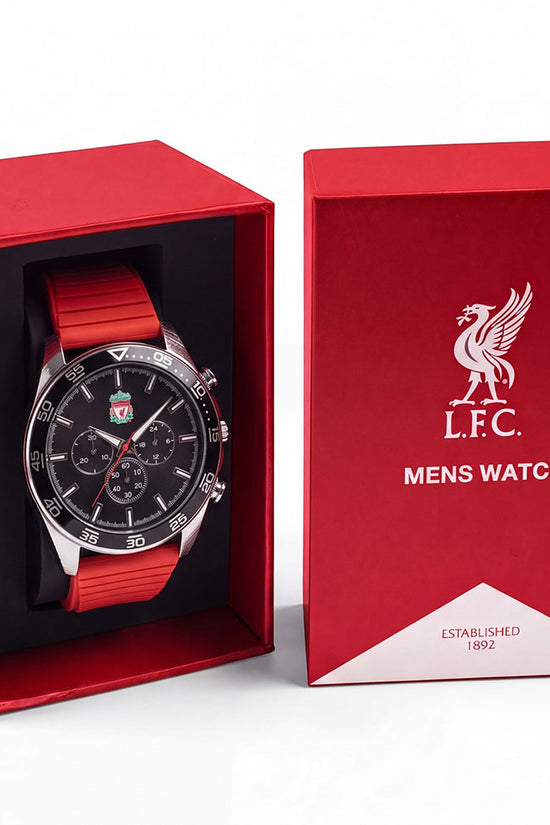 Liverpool FC Mens Silicone Strap Chronograph Watch