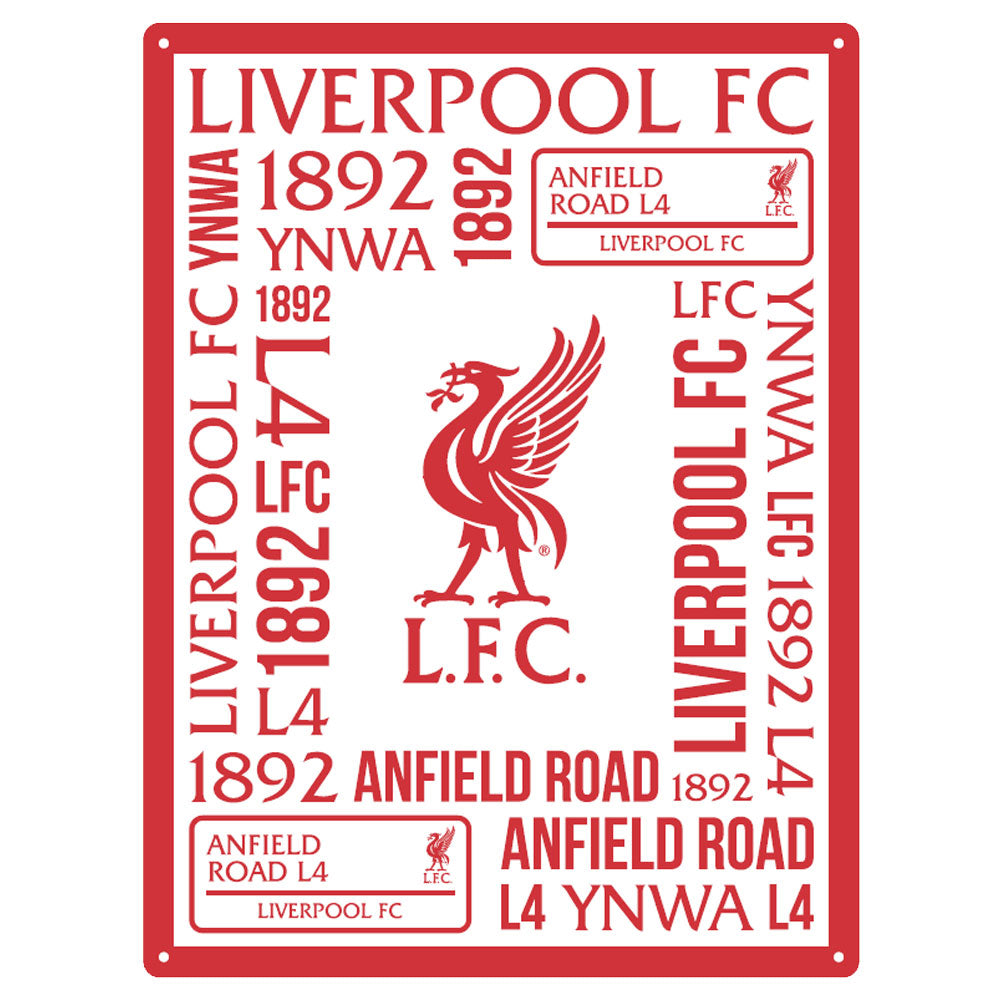 Liverpool FC Large Montage Sign