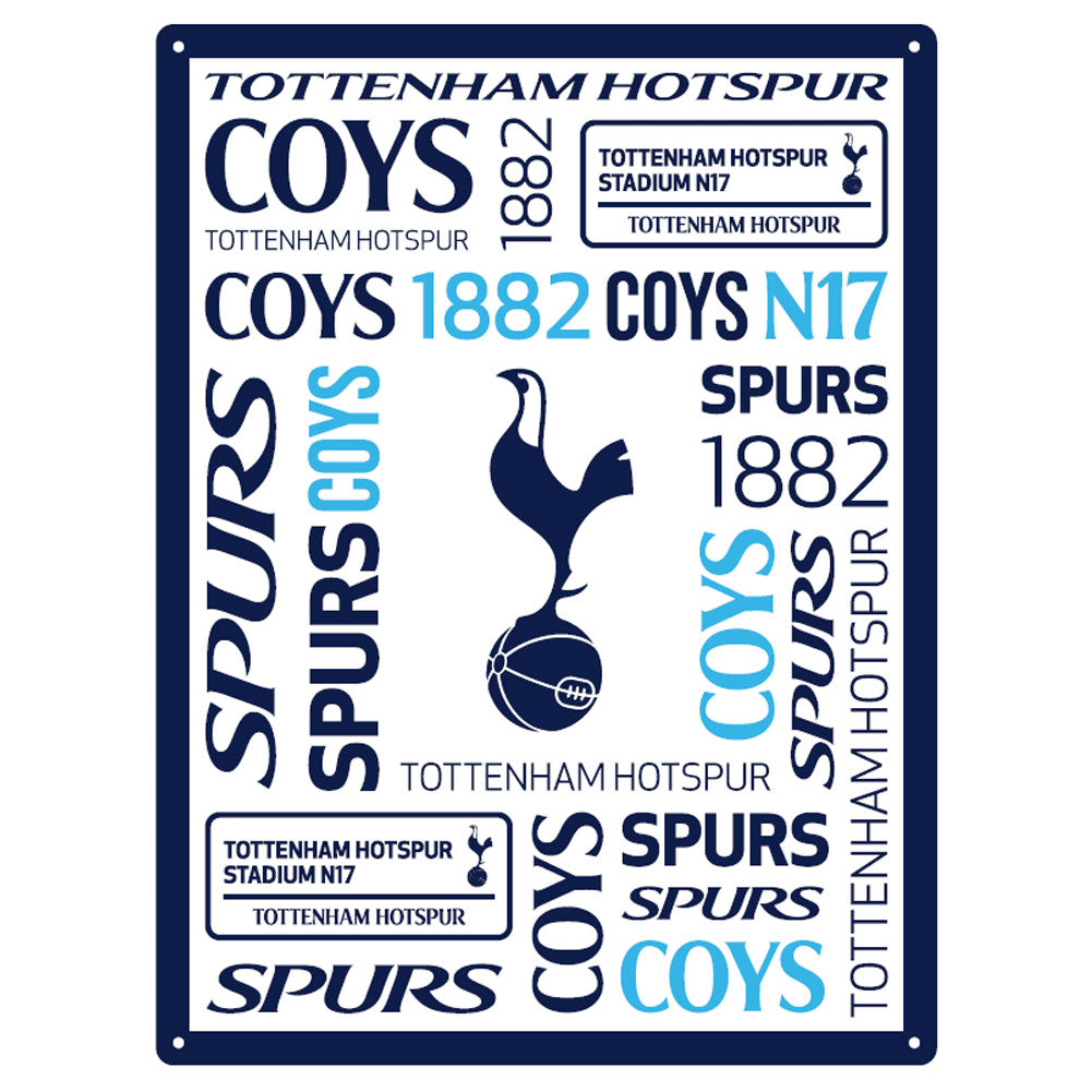 Tottenham Hotspur FC Large Montage Sign