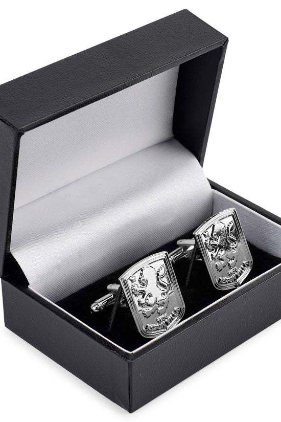 Aston Villa FC Silver Plated Formed Cufflinks