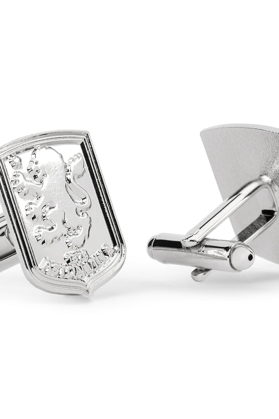 Aston Villa FC Silver Plated Formed Cufflinks