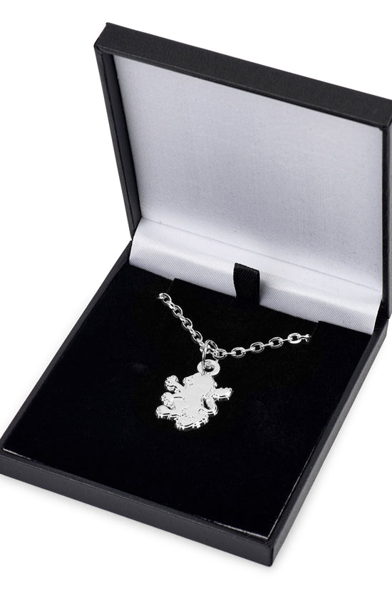 Aston Villa FC Silver Plated Boxed Pendant LN