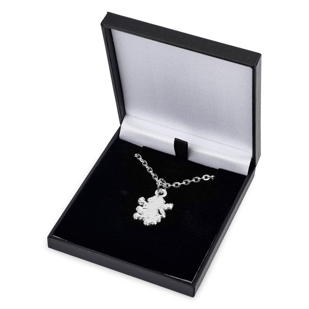 Aston Villa FC Silver Plated Boxed Pendant LN