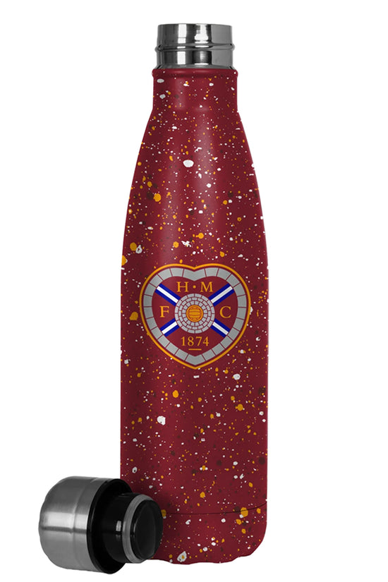 Hearts FC Paint Splatter Thermal Flask