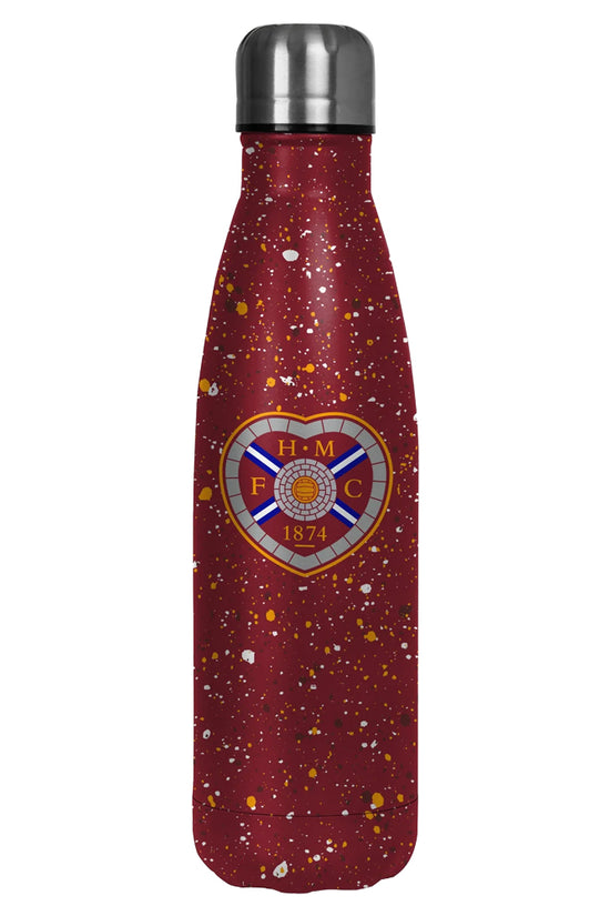 Hearts FC Paint Splatter Thermal Flask