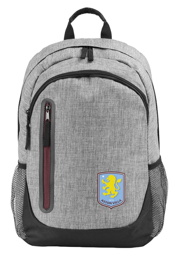 Aston Villa FC Heather Grey Backpack