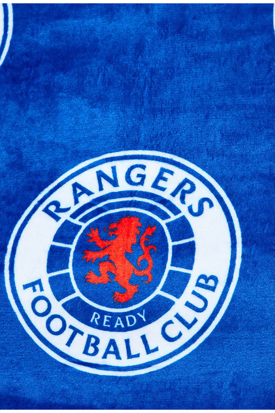 Rangers FC Multi Crest Fleece Blanket