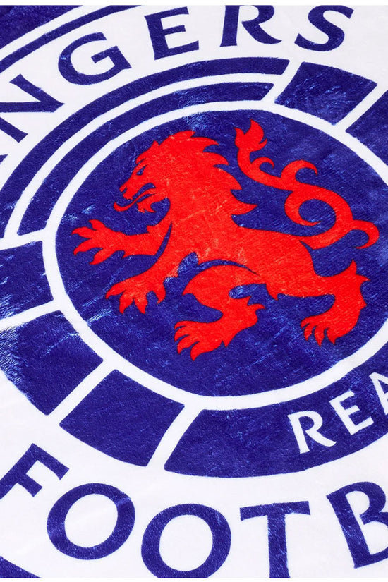 Rangers FC Geo Sherpa Fleece Blanket