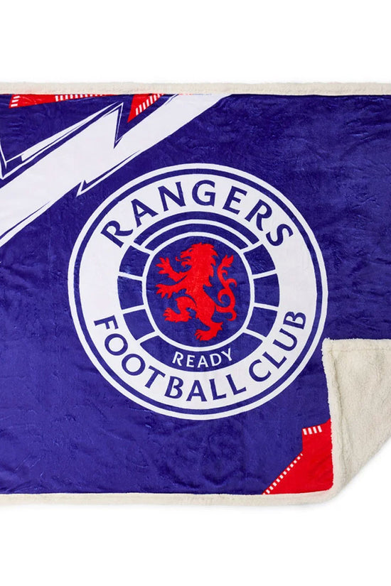 Rangers FC Geo Sherpa Fleece Blanket