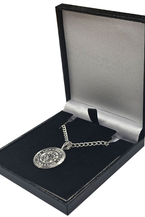 Leicester City FC Silver Plated Boxed Pendant