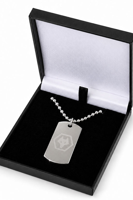 Wolverhampton Wanderers FC Engraved Dog Tag & Chain