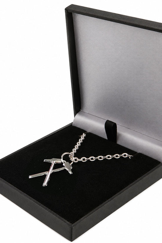 West Ham United FC Silver Plated Boxed Hammers Pendant