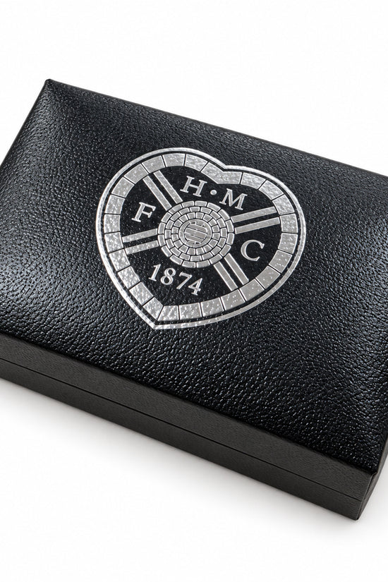 Hearts FC Silver Plated Formed Cufflinks