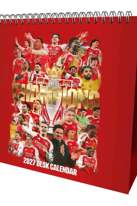 Arsenal FC Desktop Calendar 2027