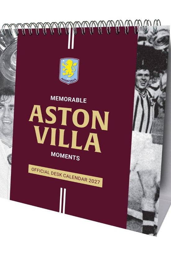 Aston Villa FC Desktop Calendar 2027